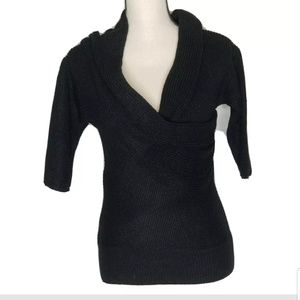 NEW Venti 6 WRAP ME UP  Black Sweater Size Small